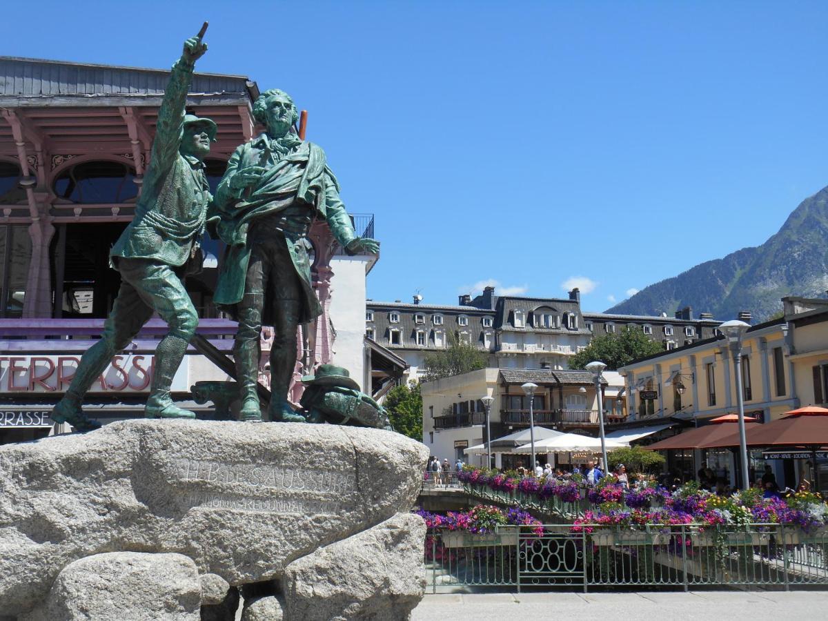 Vue Magique En Hypercentre Avec Parking Privatif Chamonix Eksteriør billede