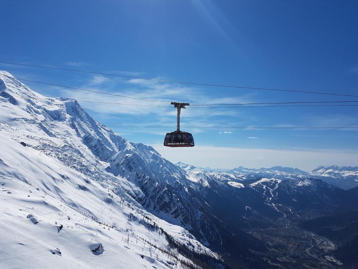 Vue Magique En Hypercentre Avec Parking Privatif Chamonix Eksteriør billede