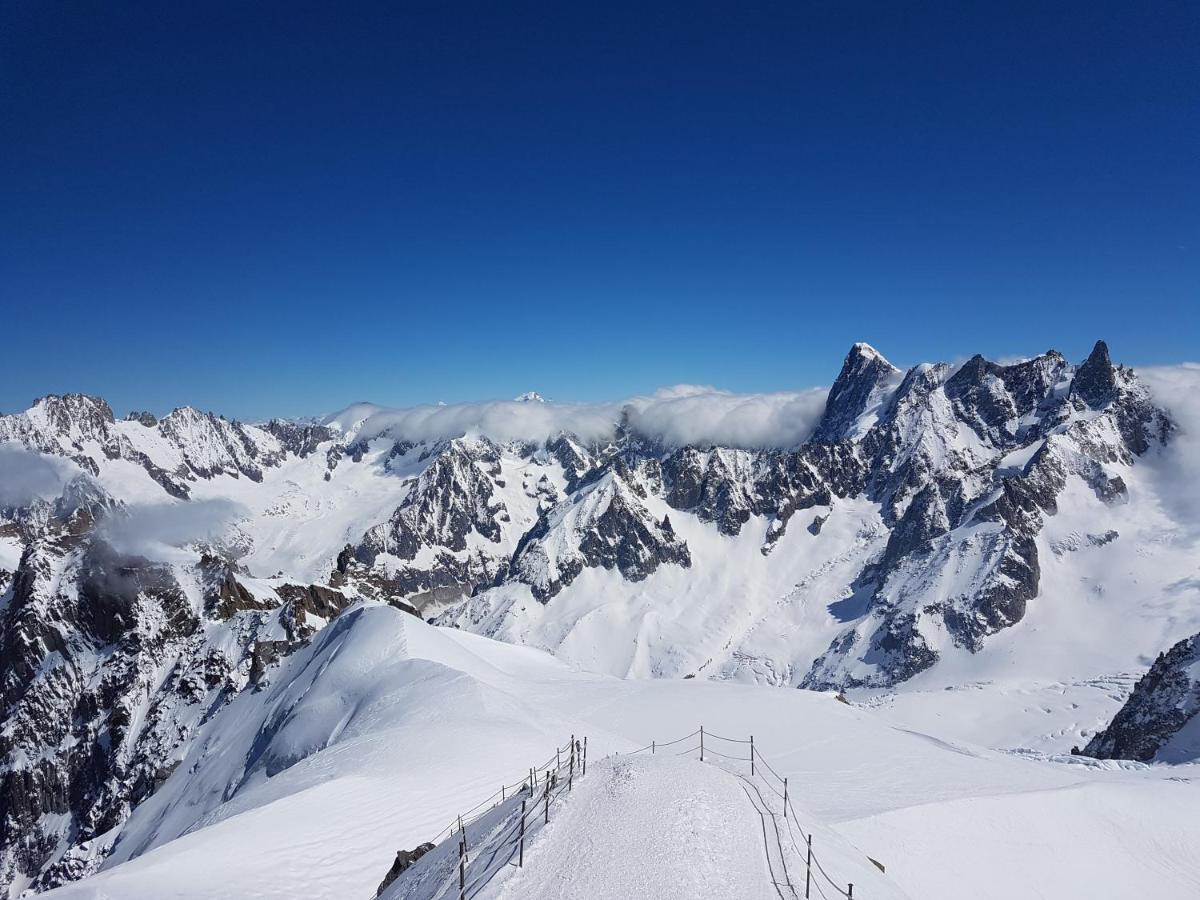 Vue Magique En Hypercentre Avec Parking Privatif Chamonix Eksteriør billede