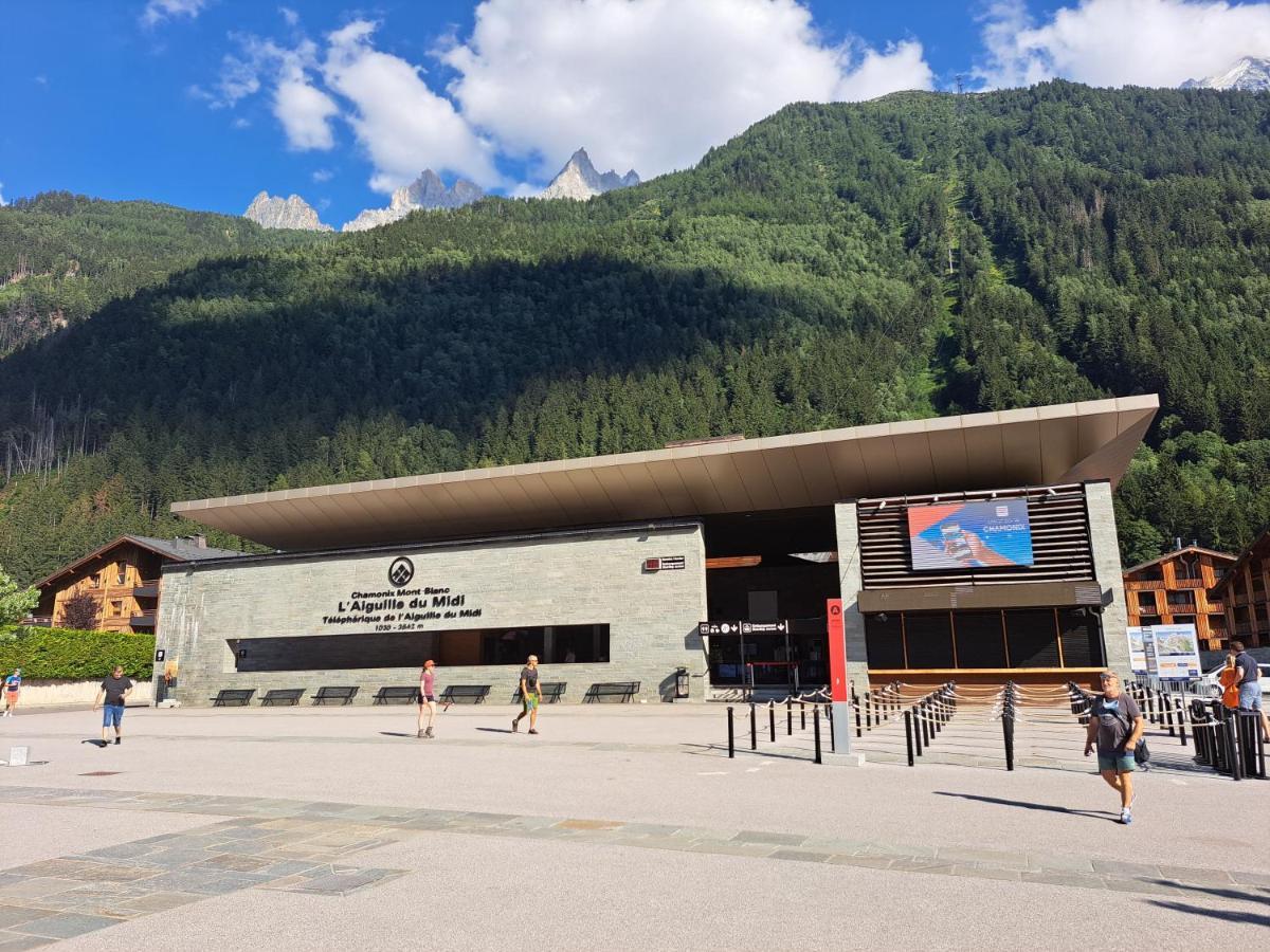 Vue Magique En Hypercentre Avec Parking Privatif Chamonix Eksteriør billede