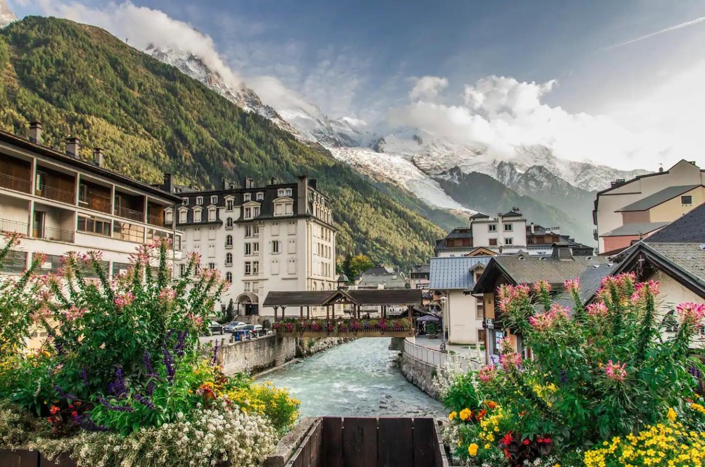Vue Magique En Hypercentre Avec Parking Privatif Chamonix Eksteriør billede